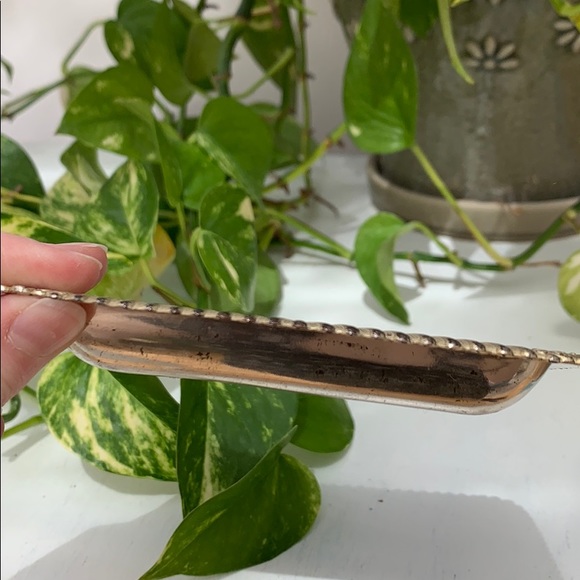 Vintage Amerexware Silver Plated Smoking Tray, Small Silver Decorative Tray - Picture 4 of 7